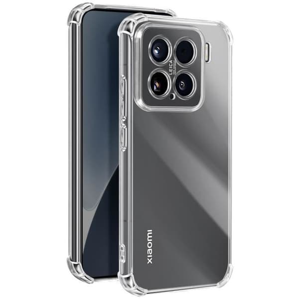 Skydd för Xiaomi 15 Pro Stöttålig Flexibel Förstärkta Hörn Transparent