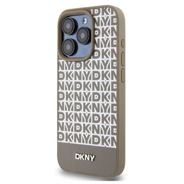 Skyddsskal för iPhone 13 Pro med MagSafe-botten DKNY Brun