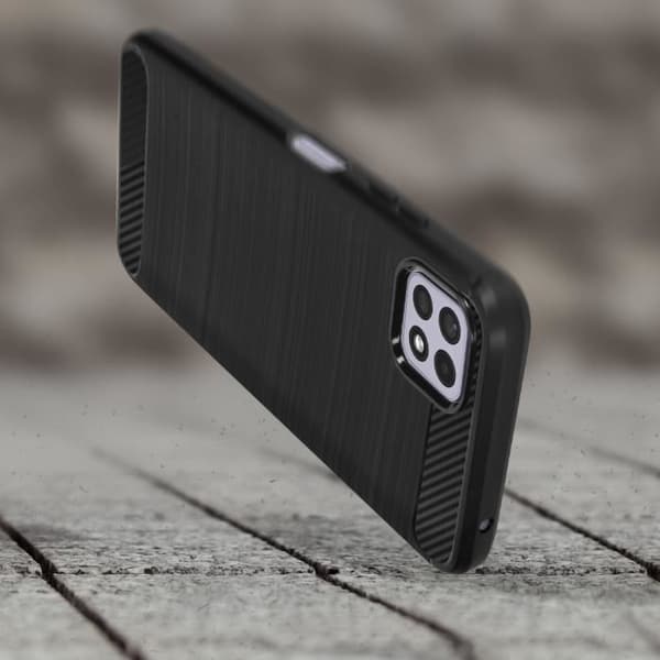 Coque - Akashi - Samsung Galaxy A22 5G - Silikon gel - Förstärkt skydd - Kolfiberfinish