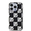 Miniatyrbild 3 av 6: iPhone 15 Pro Fodral - DKNY IML Rutigt Mono Mönster (DKHCP15LHDLCEK) - Svart