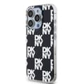 Miniatyrbild 6 av 6: iPhone 15 Pro Fodral - DKNY IML Rutigt Mono Mönster (DKHCP15LHDLCEK) - Svart