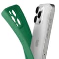 Miniatyrbild 4 av 4: Silicone-skal för iPhone 16 Pro Max Smooth med skyddad kamerablock Grön