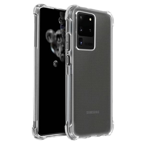 Coque - Akashi - Galaxy S20 Ultra - Flexibel - Stötbeständig - Transparent Vit