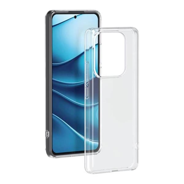Bakcover för Xiaomi Redmi Note 14 5G Ekodesignad Mjuk BigBen Connected Transparent