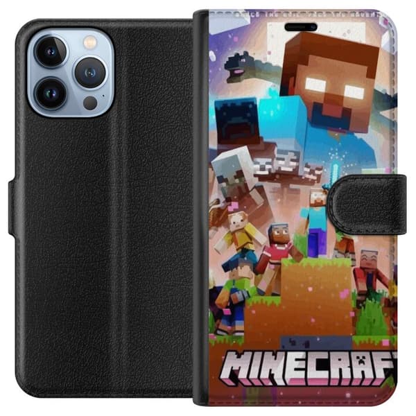 Apple iPhone 13 Pro Max Tegnebogsetui Minecraft