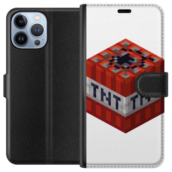Apple iPhone 13 Pro Max Tegnebogsetui Minecraft TNT