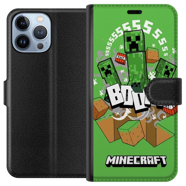 Apple iPhone 13 Pro Max Tegnebogsetui Minecraft Boom