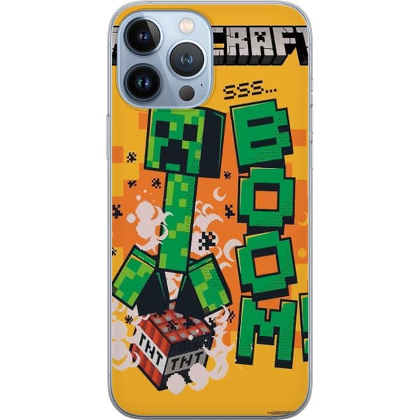 Apple iPhone 13 Pro Max Gennemsigtig cover Minecraft Boom