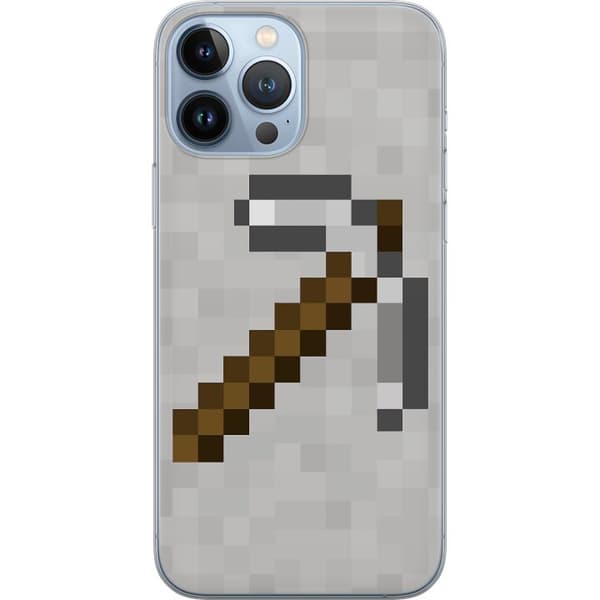 Apple iPhone 13 Pro Max Gennemsigtig cover Minecraft Værktøjer