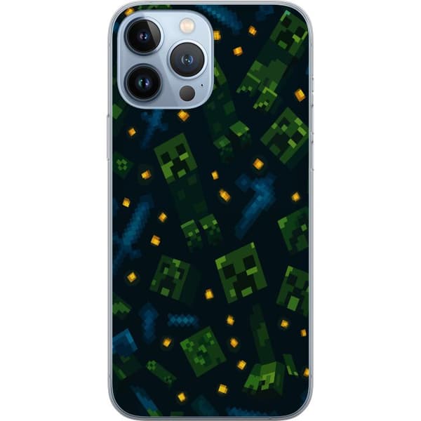 Apple iPhone 13 Pro Max Gennemsigtig cover Minecraft Dungeons Mob