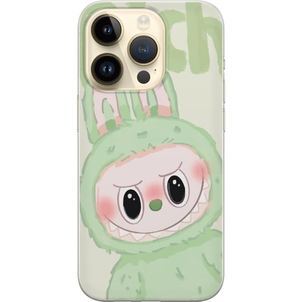 Apple iPhone 14 Pro Gjennomsiktig deksel Pop mart labubu