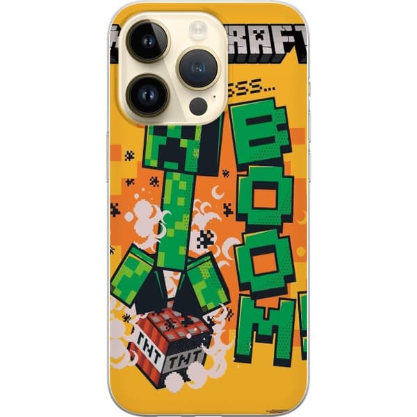 Apple iPhone 14 Pro Gennemsigtig cover Minecraft Boom