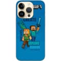 Miniatyrbillede 1 af 3: Apple iPhone 14 Pro Gennemsigtig cover Minecraft Huler