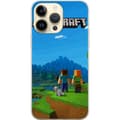Miniatyrbilde 1 av 3: Apple iPhone 14 Pro Max Gjennomsiktig deksel Minecraft Key Art