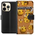 Miniatyrbillede 1 af 3: Apple iPhone 14 Pro Tegnebogsetui Minecraft Bi