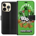Miniatyrbillede 1 af 3: Apple iPhone 14 Pro Tegnebogsetui Minecraft Boom