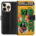 Miniatyrbillede 1 af 3: Apple iPhone 14 Pro Tegnebogsetui Minecraft Boom