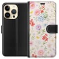 Miniatyrbillede 1 af 3: Apple iPhone 14 Pro Tegnebogsetui Blomster