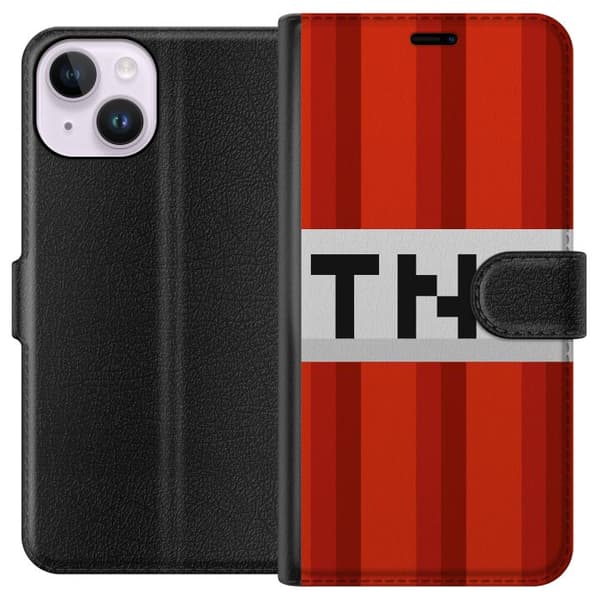 Apple iPhone 15 Lommeboketui Minecraft TNT