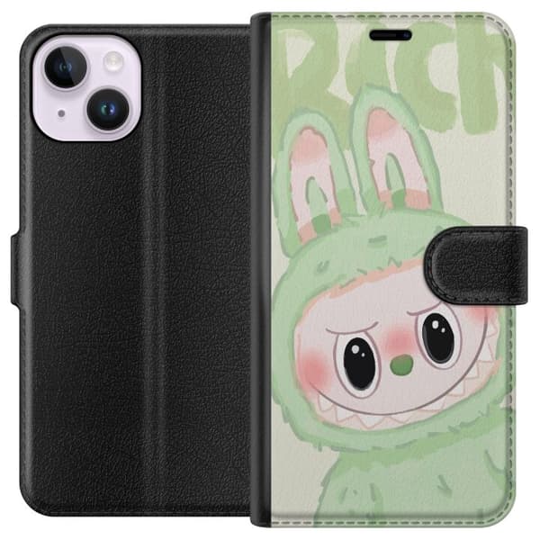 Apple iPhone 14 Tegnebogsetui Pop mart labubu