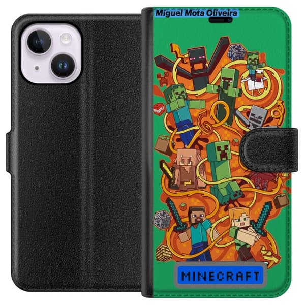 Apple iPhone 14 Plus Tegnebogsetui Minecraft