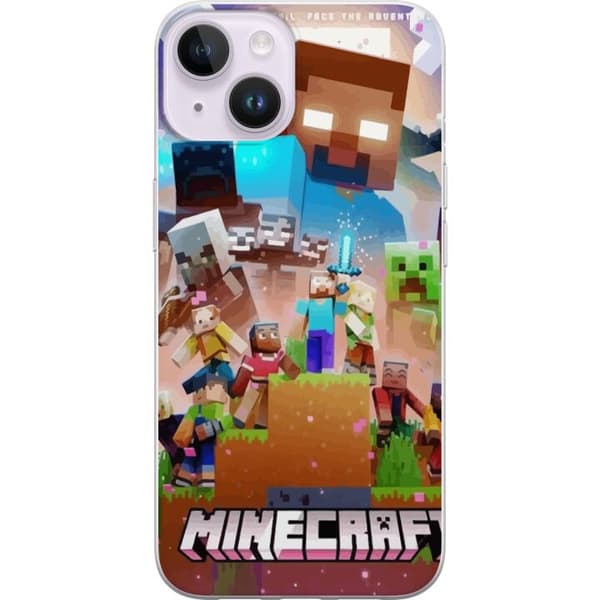 Apple iPhone 14 Plus Gjennomsiktig deksel Minecraft