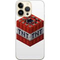 Miniatyrbilde 1 av 3: Apple iPhone 14 Pro Max Gjennomsiktig deksel Minecraft TNT