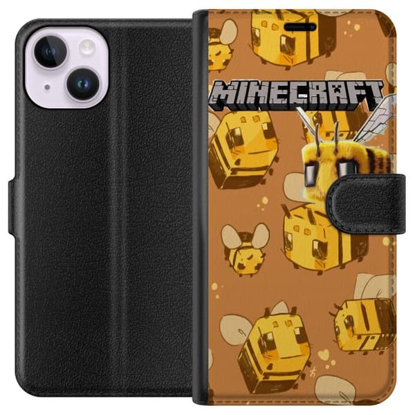 Apple iPhone 15 Lompakkokotelo Minecraft Bi