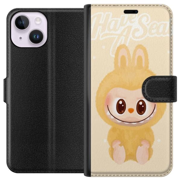Apple iPhone 15 Lommeboketui Pop mart labubu