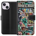 Pikkukuva 1 / 3: Apple iPhone 15 Lompakkokotelo Minecraft Taide