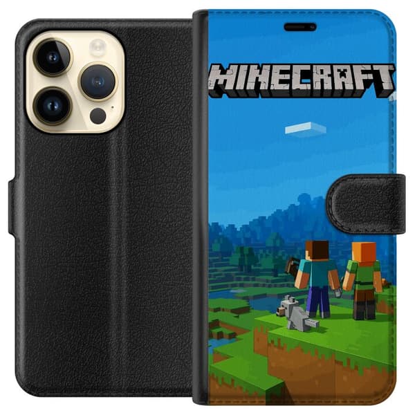 Apple iPhone 15 Pro Tegnebogsetui Minecraft Key Art