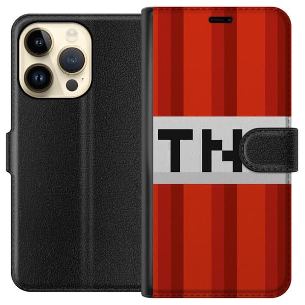 Apple iPhone 15 Pro Lompakkokotelo Minecraft TNT