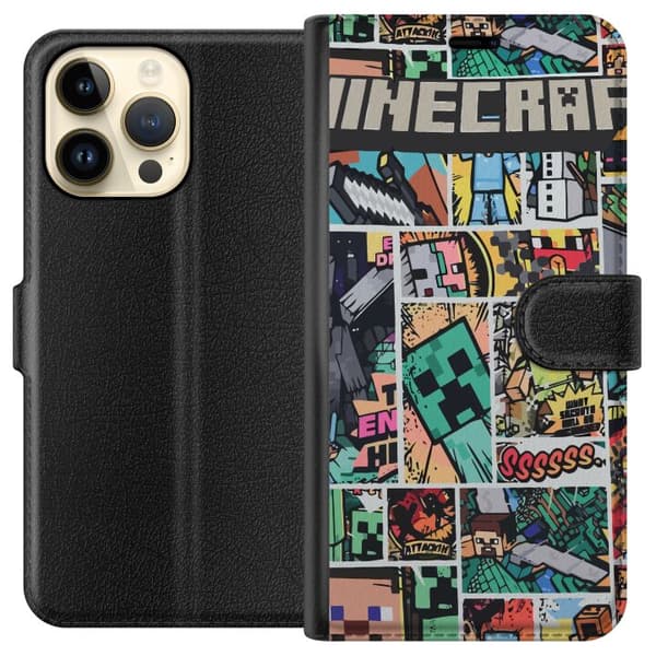 Apple iPhone 15 Pro Max Lompakkokotelo Minecraft Taide