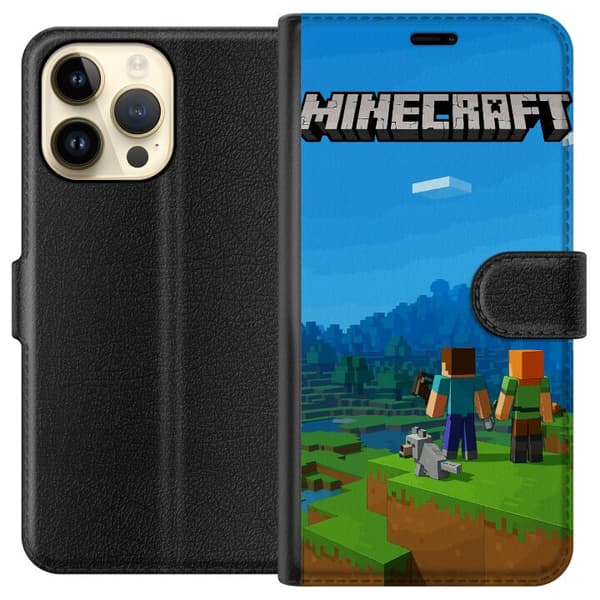 Apple iPhone 15 Pro Max Tegnebogsetui Minecraft Key Art