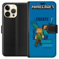 Miniatyrbilde 1 av 3: Apple iPhone 15 Pro Max Lommeboketui Minecraft Grotter