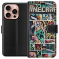 Miniatyrbillede 1 af 3: Apple iPhone 16 Pro Tegnebogsetui Minecraft Kunst