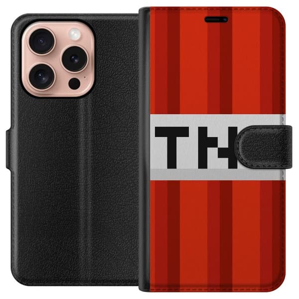 Apple iPhone 16 Pro Tegnebogsetui Minecraft TNT