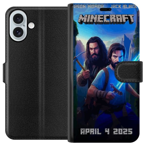 Apple iPhone 16 Plus Plånboksfodral A Minecraft Movie