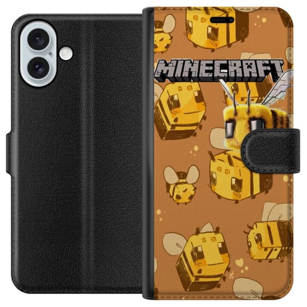 Apple iPhone 16 Plus Tegnebogsetui Minecraft Bi