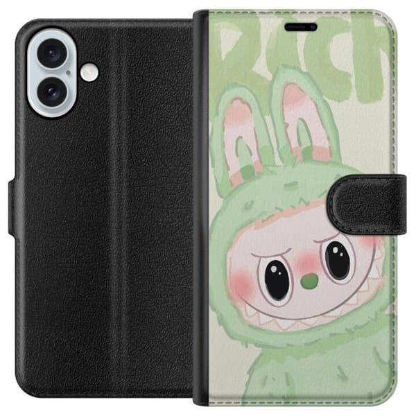Apple iPhone 16 Plus Tegnebogsetui Pop mart labubu