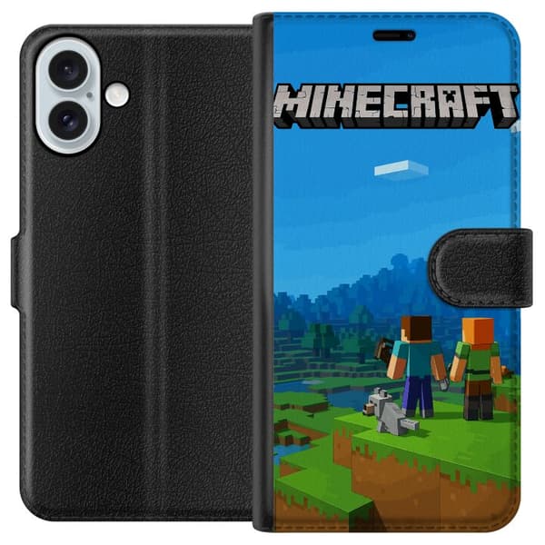 Apple iPhone 16 Plus Tegnebogsetui Minecraft Key Art