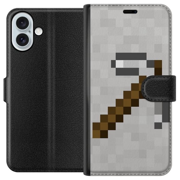 Apple iPhone 16 Plus Tegnebogsetui Minecraft Værktøjer