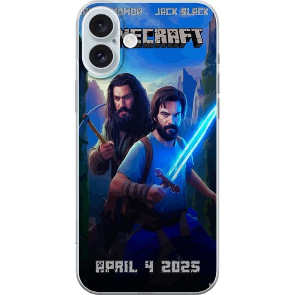 Apple iPhone 16 Plus Läpinäkyvä kuori Minecraft-elokuva