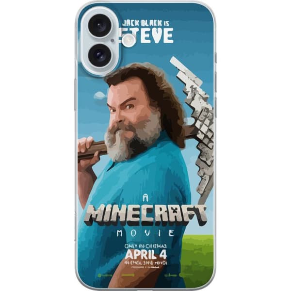 Apple iPhone 16 Plus Läpinäkyvä kuori Minecraft-elokuva