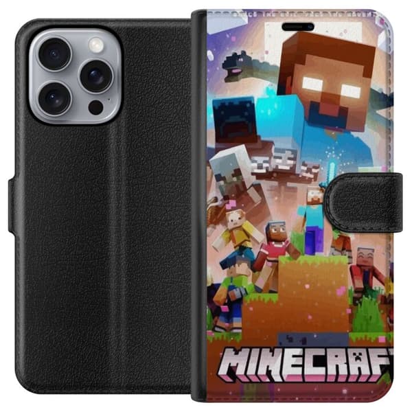 Apple iPhone 16 Pro Max Tegnebogsetui Minecraft