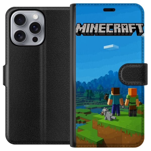 Apple iPhone 16 Pro Max Lommeboketui Minecraft Key Art