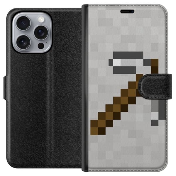 Apple iPhone 16 Pro Max Plånboksfodral Minecraft Tools