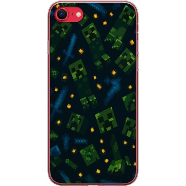 Apple iPhone SE (2020) Gjennomsiktig deksel Minecraft Dungeons Mob
