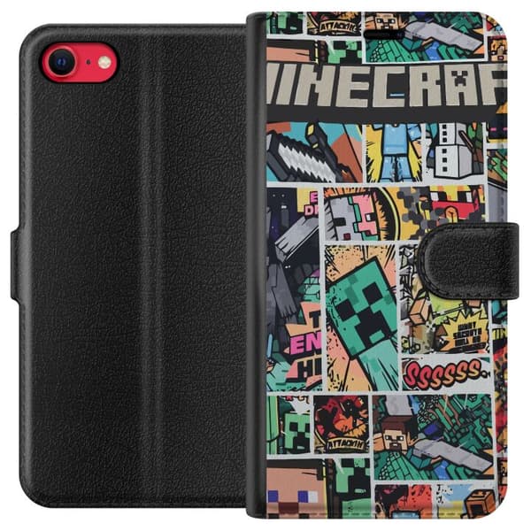 Apple iPhone SE (2020) Lommeboketui Minecraft Kunsthåndverk