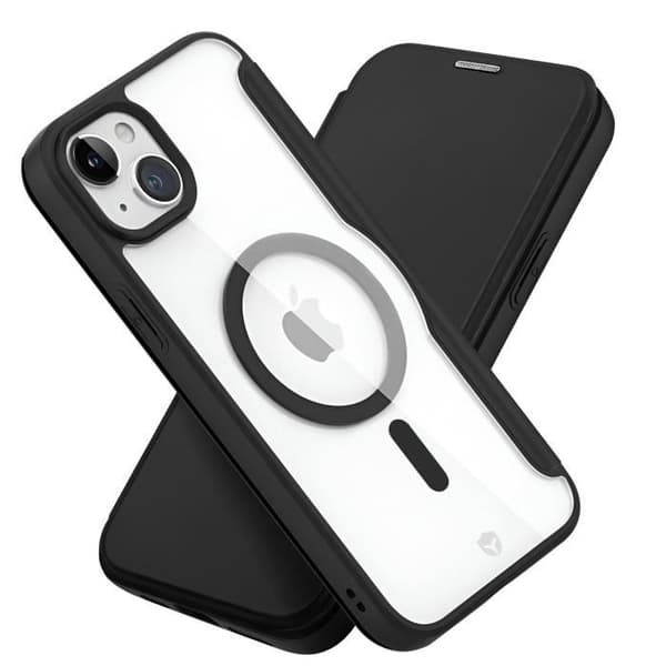Ärende för iPhone 15 - Force Case - MagSafe Plånbok 2m Röd